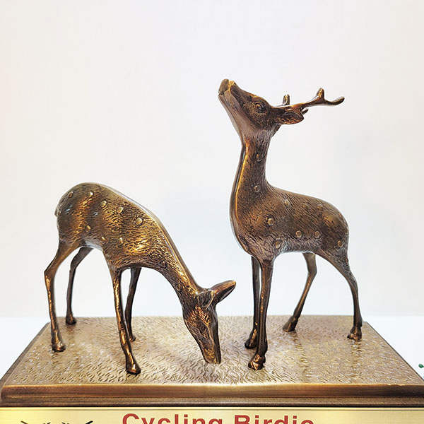 상패 사슴 한 쌍 동트로피 동상패 청동 황동 기념패 감사패 공로패 골프패 트로피 주문제작