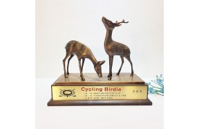 상패 사슴 한 쌍 동트로피 동상패 청동 황동 기념패 감사패 공로패 골프패 트로피 주문제작