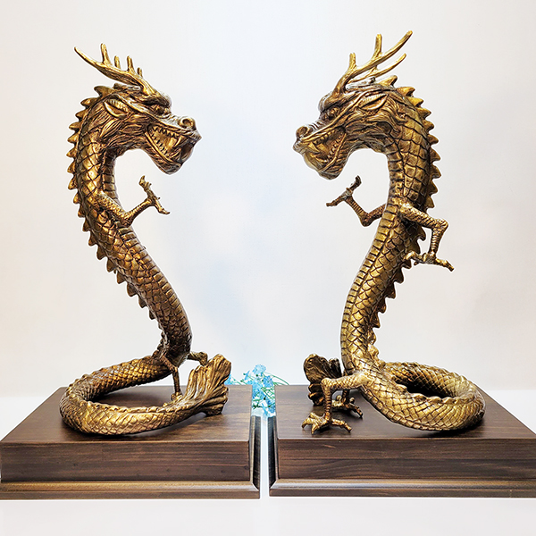 용 장식품 조각품 조각상 용띠 청용 용의해 갑진년 개업 선물 인테리어 소품