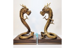 용 장식품 조각품 조각상 용띠 청용 용의해 갑진년 개업 선물 인테리어 소품