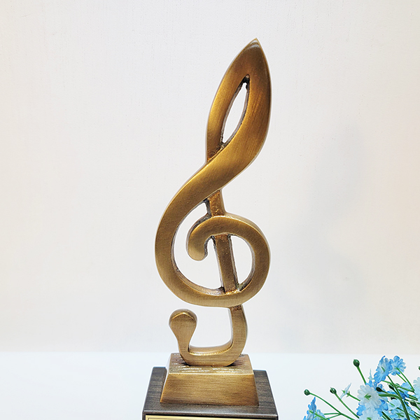 음악 상패 음표 트로피 경영대회 학원 감사패 기념패 대회 시상식 장식품 선물