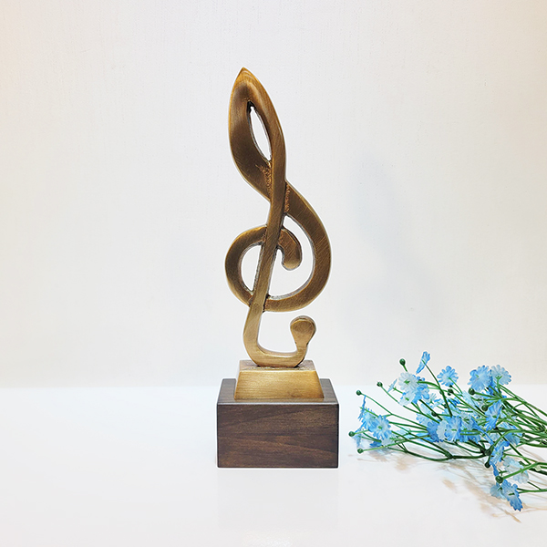 음악 상패 음표 트로피 경영대회 학원 감사패 기념패 대회 시상식 장식품 선물