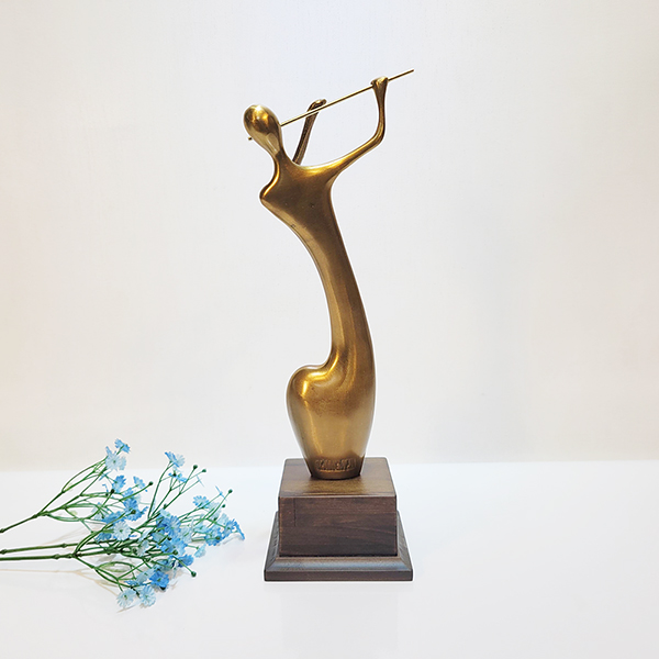 상패 플룻 음악 악기 트로피 경영대회 학원 감사패 기념패 대회 시상식 장식품 선물