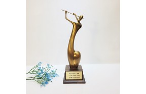 상패 플룻 음악 악기 트로피 경영대회 학원 감사패 기념패 대회 시상식 장식품 선물