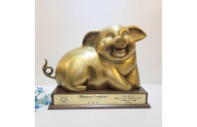 상패 동트로피 동상패 웃는 돼지 특대 기념패 감사패 공로패 골프패 재직 퇴임 개업 선물 주문제작