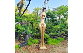 여심 사람 조형물 조각품 전원주택 정원 마당 동산 조경 카페 업소 상점 장식 청동 황동 공예품 인테리어