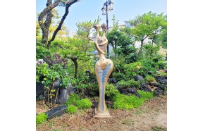 부부사랑 조각품 조형물 사람 전원주택 정원 마당 동산 조경 카페 상점 장식 청동 황동 공예품 인테리어