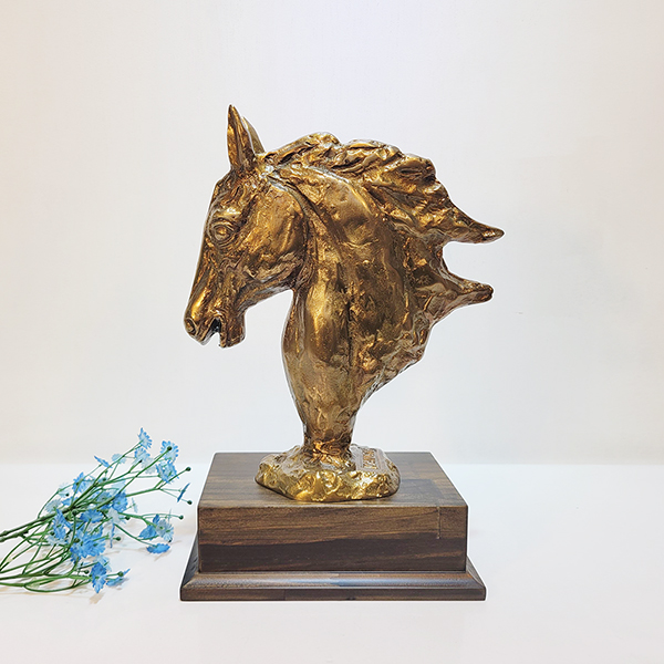 말 동물 헌팅트로피 말머리 조각상 조각품 장식품 감사패 공로패 기념패 재직 퇴임 트로피 골프 상패