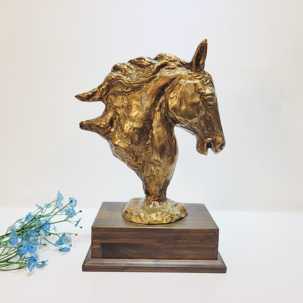 말 동물 헌팅트로피 말머리 조각상 조각품 장식품 감사패 공로패 기념패 재직 퇴임 트로피 골프 상패