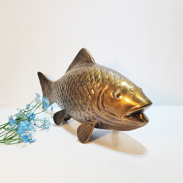 물고기 장식품 잉어 조각품 조각상 개업 신혼 부모님 재물 행운 수험생 선물 풍수 인테리어소품