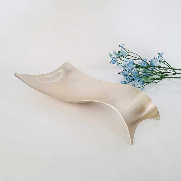 방짜 유기 꽃잎 유기접시 그릇 놋 주물 디저트 카페 한정식