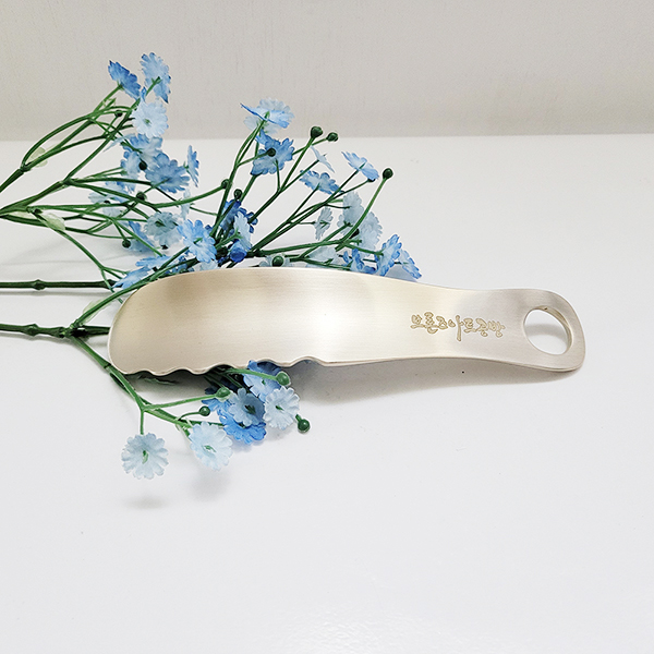 방짜 유기 구두주걱 괄사 마사지기 한손 경락 구두헤라 구둣주걱 선물