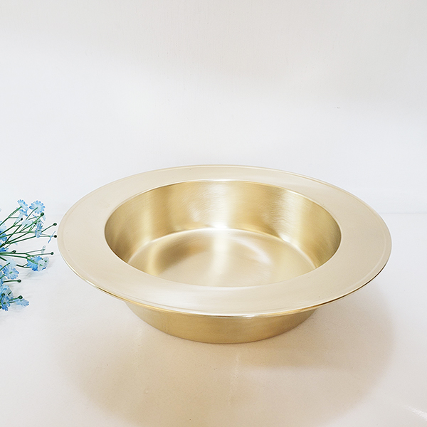 세수대야 (대) 놋대야 청동 황동 주물 혼수용품 선물 풍수 인테리어 소품