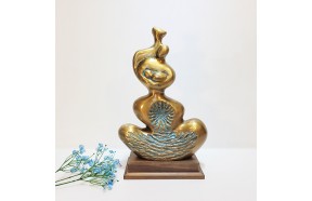 가족 1호 조각품 장식품 동 브론즈 개업 신혼 부모님 선물 인테리어 소품