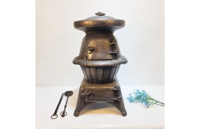 화목난로 황동 고급 가정용 주물 난로 캠핑난로 장작 난방 전원주택