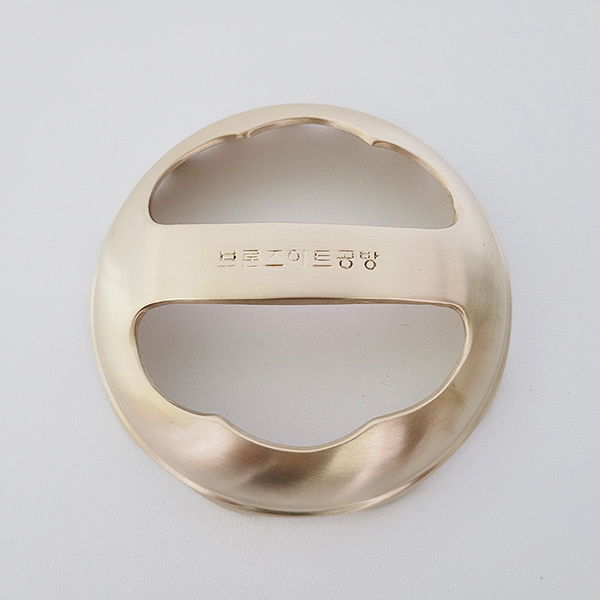 방짜유기 양손괄사 마사지기 원형 림프 전신 사우나 한손 바디괄사