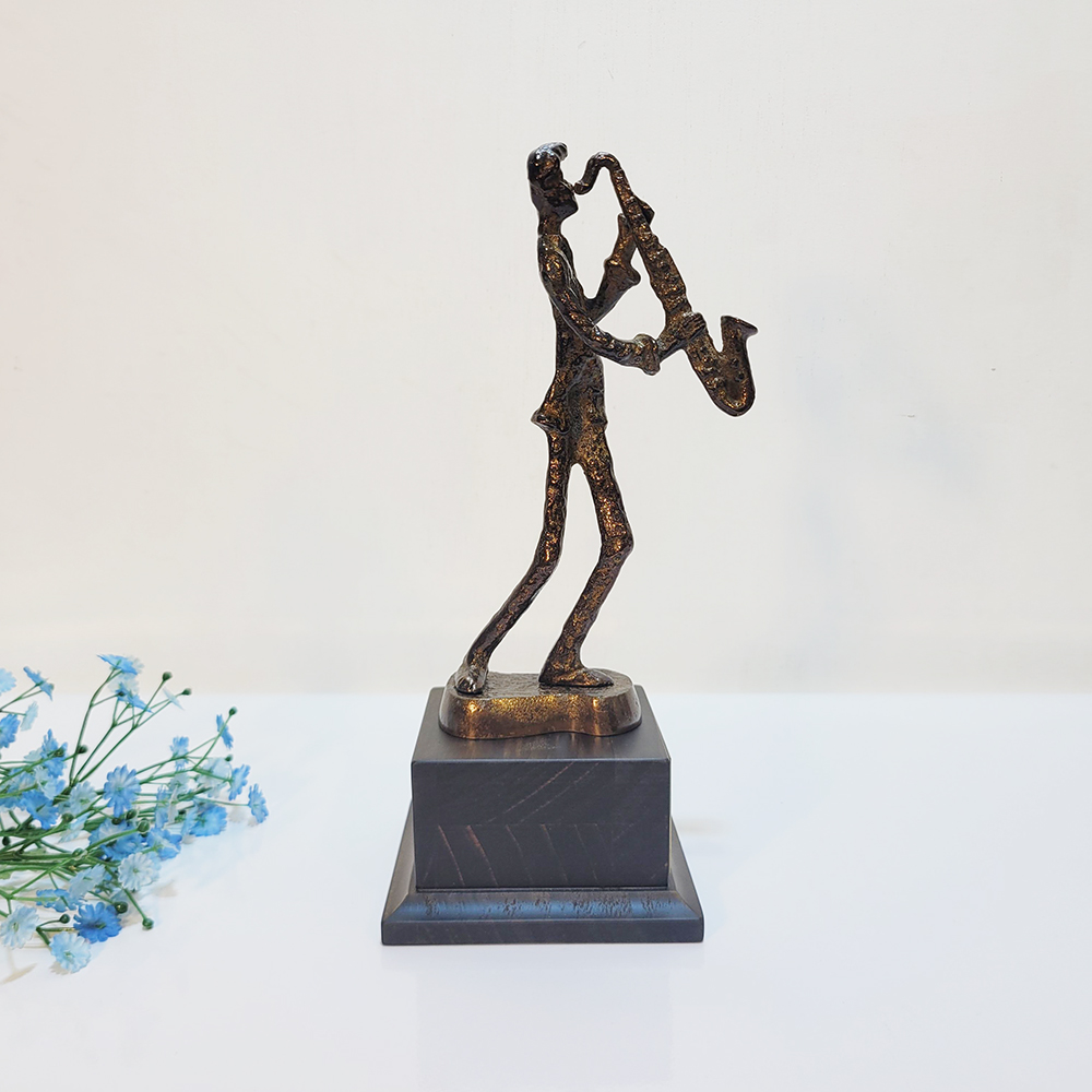 상패 색소폰 음악 악기 트로피 경영대회 학원 감사패 기념패 대회 시상식 장식품 선물