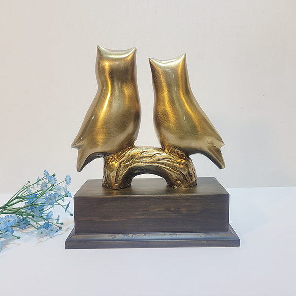 부엉이 상패 동물 기념패 감사패 공로패 퇴직 재직 골프 군인 트로피 동 브론즈 주문 제작