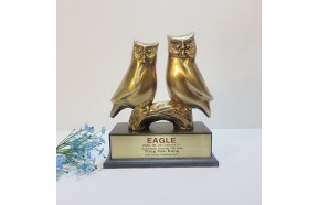 부엉이 상패 동물 기념패 감사패 공로패 퇴직 재직 골프 군인 트로피 동 브론즈 주문 제작