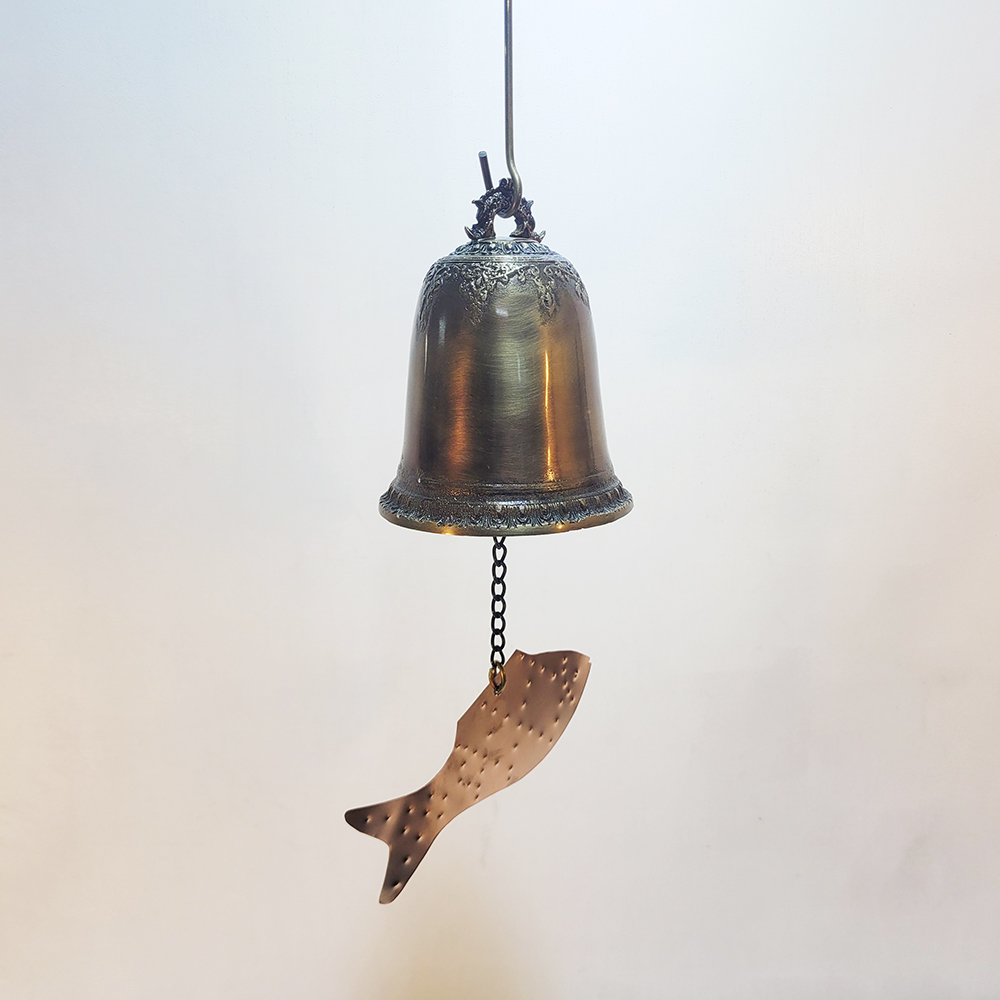 풍경종 현관종 문종 처마풍경종 물고기 전원주택 청동 황동 주물 인테리어소품