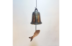 풍경종 현관종 문종 처마풍경종 물고기 전원주택 청동 황동 주물 인테리어소품