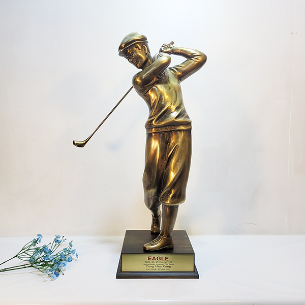 골프 상패 트로피 싱글패 이글패 홀인원 우승패 골프 장식 조각품 디자인 청동 황동 주문 제작