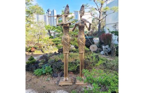 악기 연주 조형물 조각품 조각상 바이올린 플룻 호텔 카페 건물 로비 포인트 전원주택 동산