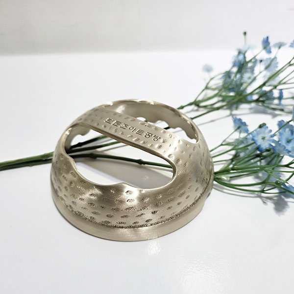 방짜 유기 양손 한손 괄사 엠보 마사지기 엠보 한손형 두피 바디 사우나 용품